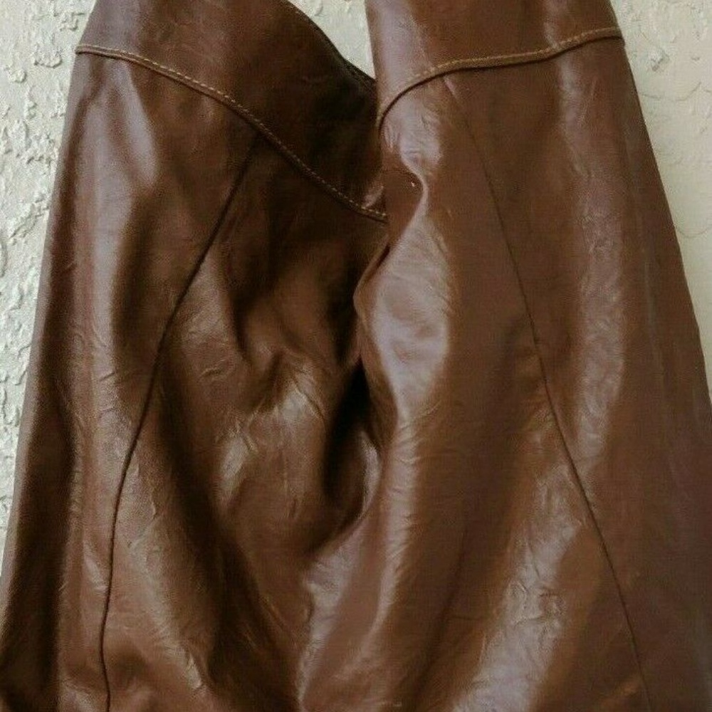 Brown Purse Pocketbook Handbag Shoulder Bag Tote - Picture 3 of 7